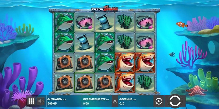 Razor Shark kostenlos spielen